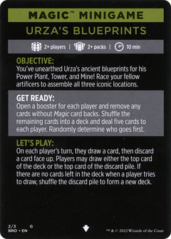 Urza's Blueprints (minigame) // Urza's Blueprints (cont'd) (MBRO-002) - The Brothers' War Minigames Foil-3
