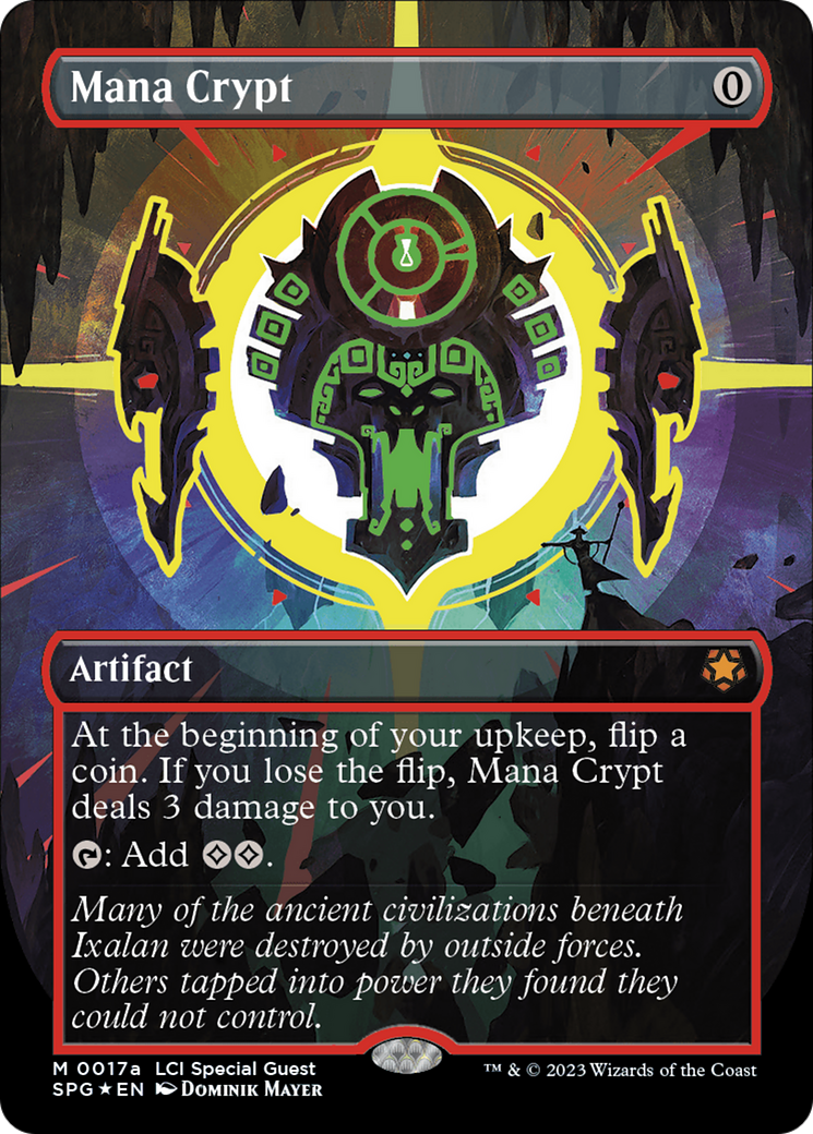 Mana Crypt (0017a) (Borderless) [The Lost Caverns of Ixalan Special Guests]-1