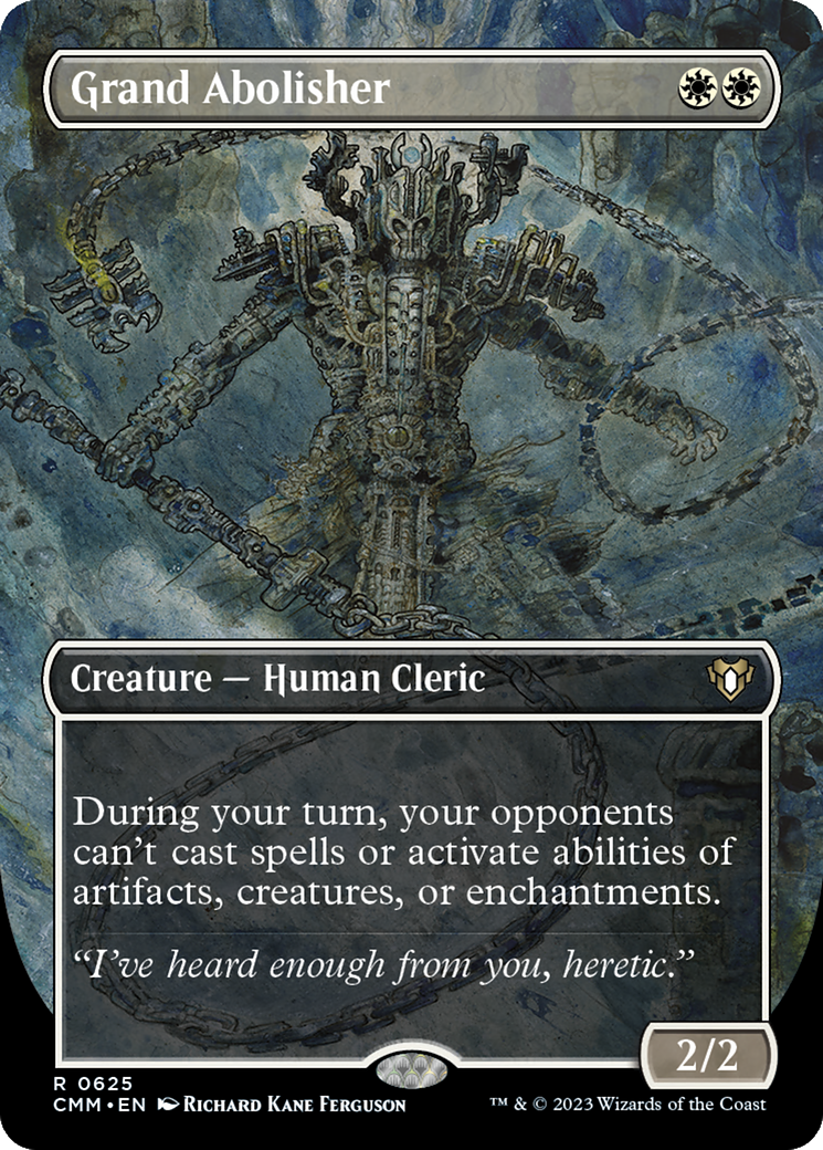 Grand Abolisher (Borderless Alternate Art) [Commander Masters]-1