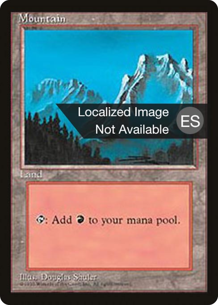 Mountain (B) [Fourth Edition (Foreign Black Border)]-1
