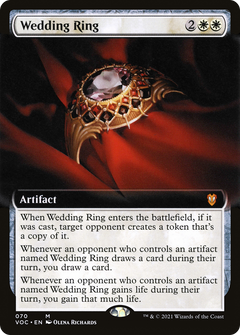 Wedding Ring (Extended Art) (VOC-070) - Crimson Vow Commander: (Extended Art)-1
