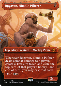 Ragavan, Nimble Pilferer (Borderless Alternate Art) [Modern Horizons 2]-4