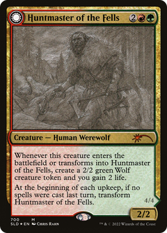 Huntmaster of the Fells // Ravager of the Fells (Sketch) [Secret Lair Drop Promos]-3