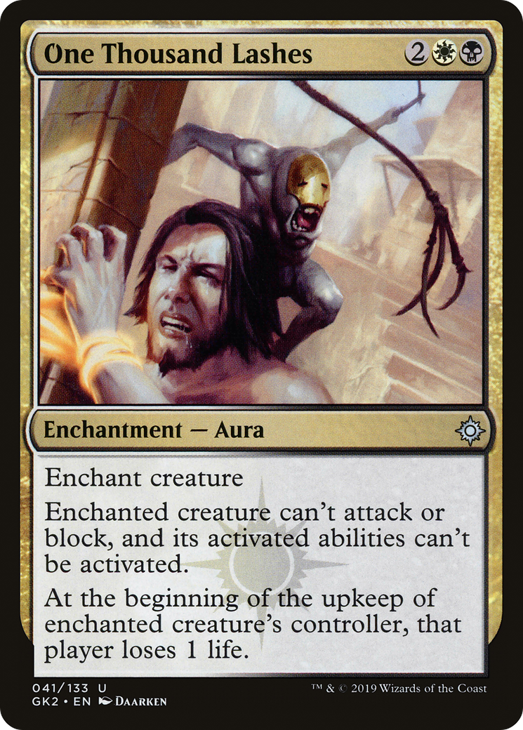 One Thousand Lashes [Ravnica Allegiance Guild Kit]-1