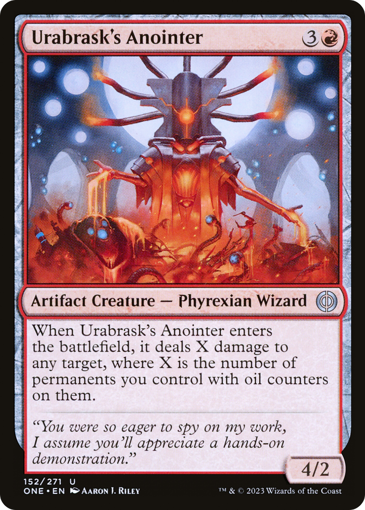 Urabrask's Anointer (ONE-152) - Phyrexia: All Will Be One Foil-1