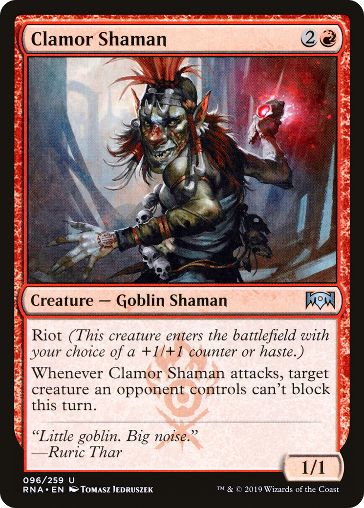Clamor Shaman [Ravnica Allegiance]-1