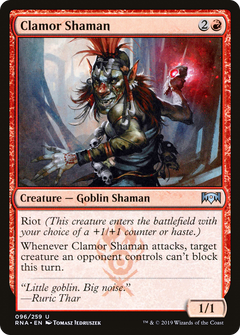 Clamor Shaman [Ravnica Allegiance]-1