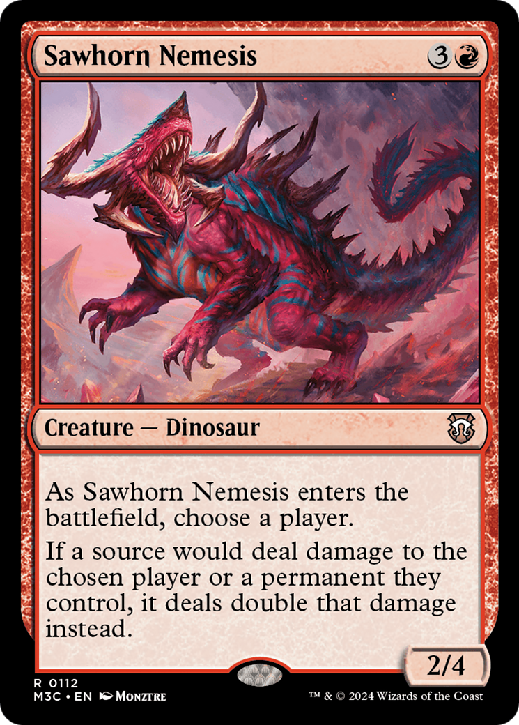 Sawhorn Nemesis [Modern Horizons 3 Commander]-1