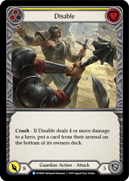 Disable (Yellow) [U-WTR049] (Welcome to Rathe Unlimited)  Unlimited Normal-2