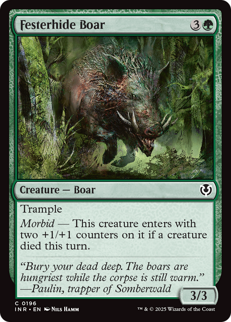 Festerhide Boar [Innistrad Remastered]-1