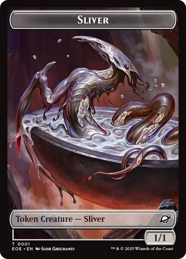 Robot // Sliver Double-Sided Token [Edge of Eternities Tokens]-2