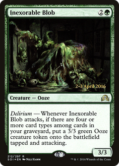 Inexorable Blob [Shadows over Innistrad Prerelease Promos]-1