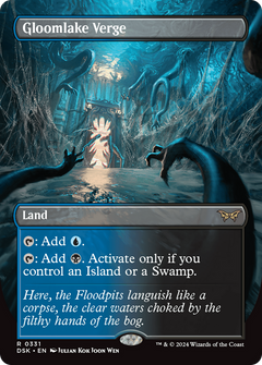 Gloomlake Verge (Borderless) [Duskmourn: House of Horror]-1