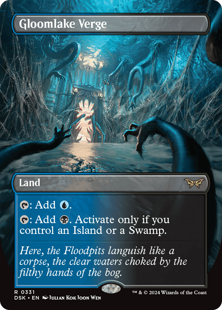 Gloomlake Verge (Borderless) [Duskmourn: House of Horror]-1