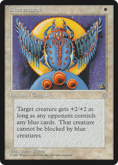 Blue Scarab [Ice Age]-1