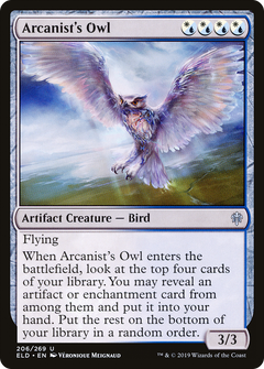 Arcanist's Owl [Throne of Eldraine]-1