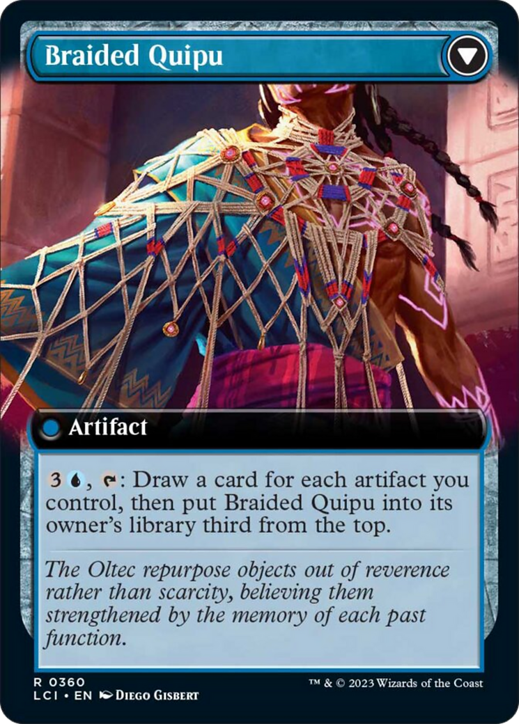 Braided Net // Braided Quipu (Extended Art) [The Lost Caverns of Ixalan]-2