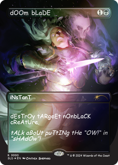 dOOm bLaDE (Rainbow Foil) [Secret Lair Drop Series]-1
