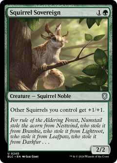 Squirrel Sovereign [Bloomburrow Commander]-1