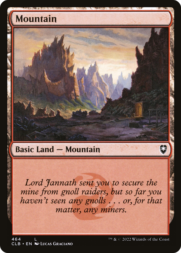 Mountain (464) [Commander Legends: Battle for Baldur's Gate]-1