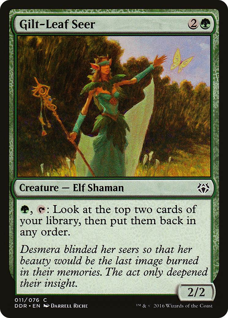 Gilt-Leaf Seer [Duel Decks: Nissa vs. Ob Nixilis]-1
