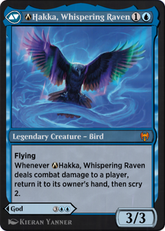A-Alrund, God of the Cosmos // A-Hakka, Whispering Raven (KHM-A-40) - Kaldheim-2
