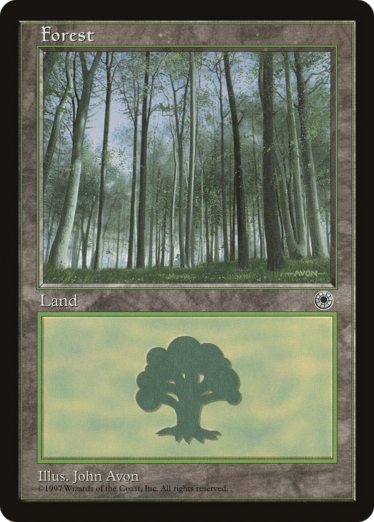 Forest (Green Signature with White Bark Trees) [Portal]-1