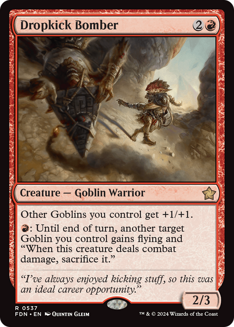 Dropkick Bomber [Foundations]-1