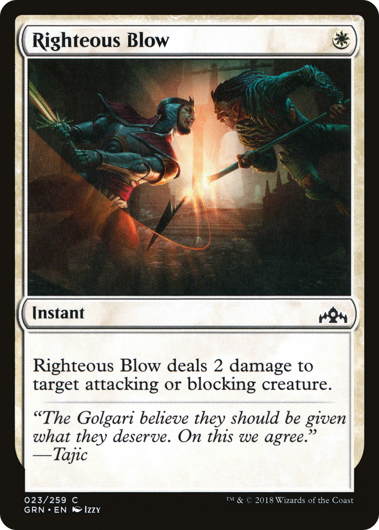 Righteous Blow [Guilds of Ravnica]-1