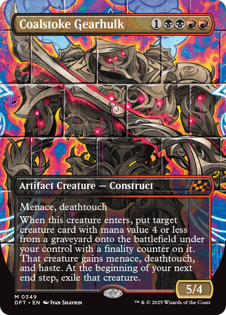 Coalstoke Gearhulk (Borderless) [Aetherdrift]-1