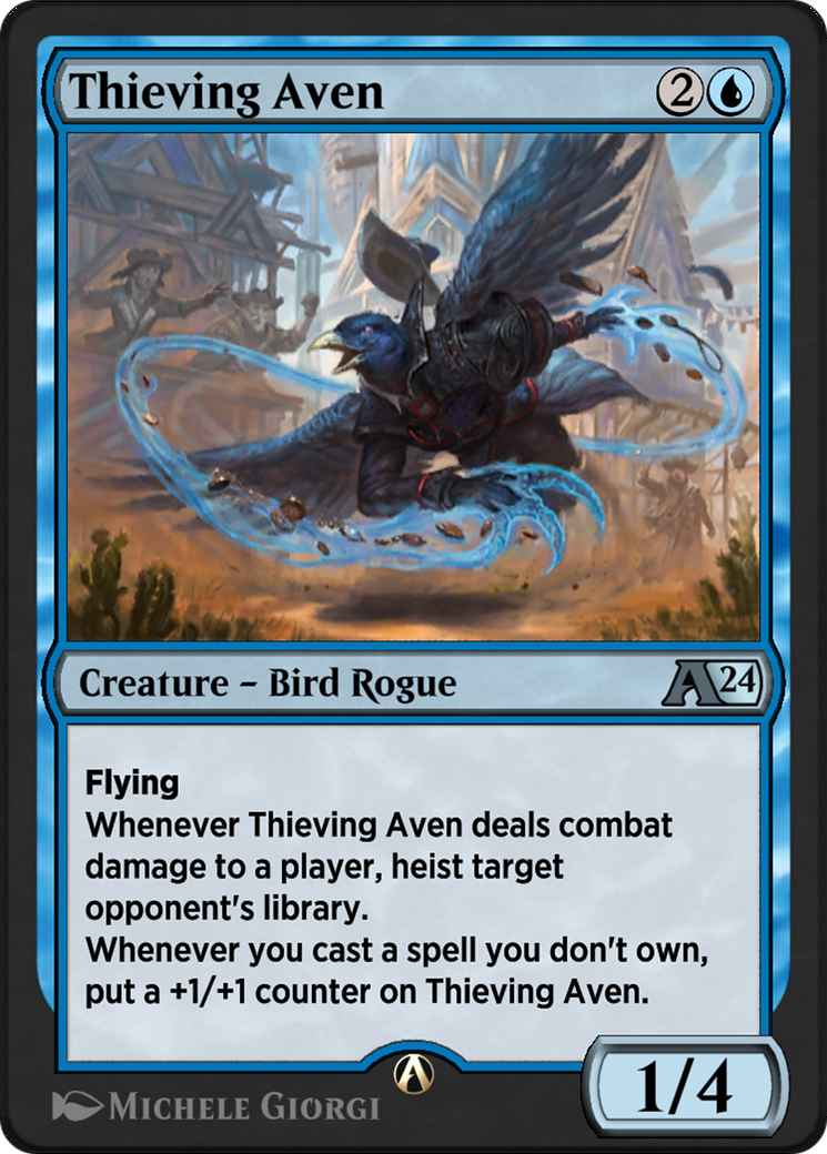 Thieving Aven (YOTJ-008) - Alchemy: Outlaws of Thunder Junction-1
