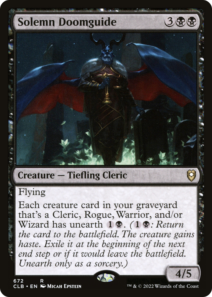 Solemn Doomguide [Commander Legends: Battle for Baldur's Gate]-1