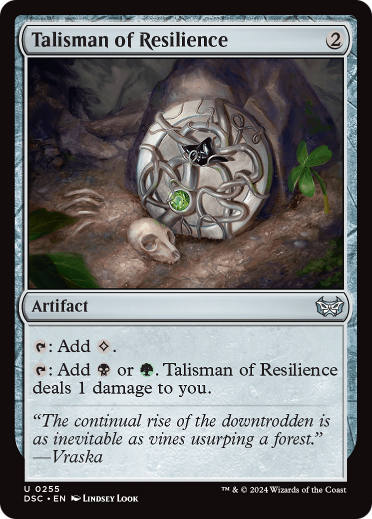 Talisman of Resilience [Duskmourn: House of Horror Commander]-1
