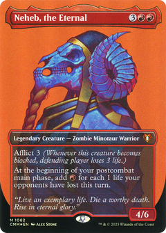 Neheb, the Eternal (Borderless Textured Foil Frame Break) [Commander Masters]-1