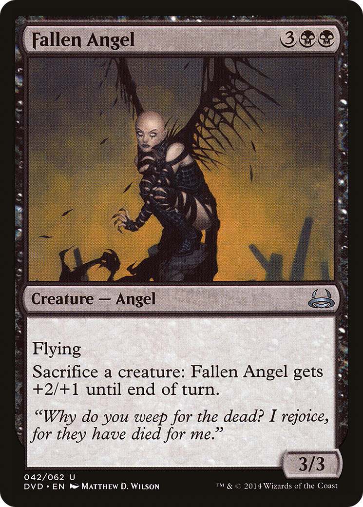 Fallen Angel (Divine vs. Demonic) [Duel Decks Anthology]-1