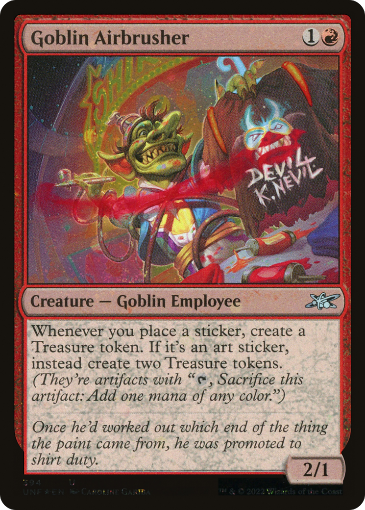 Goblin Airbrusher (Galaxy Foil) [Unfinity]-1