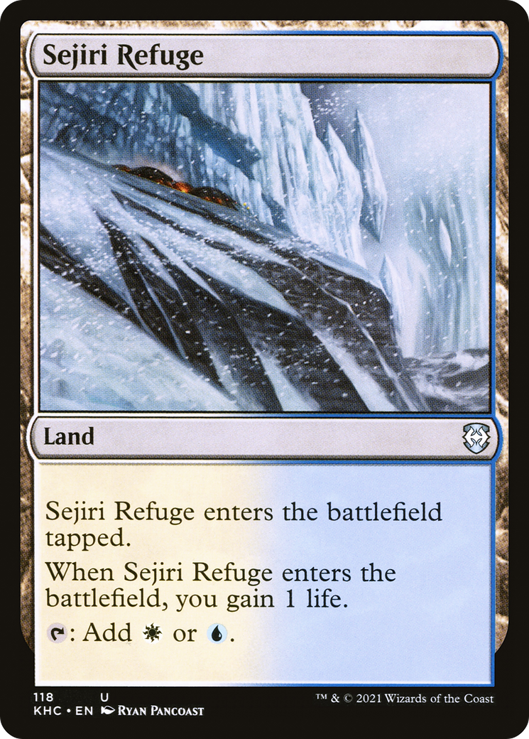 Sejiri Refuge [Kaldheim Commander]-1