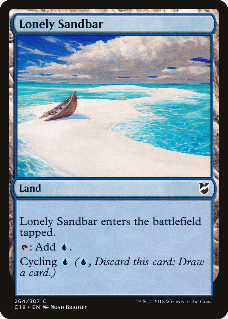 Lonely Sandbar [Commander 2018]-1