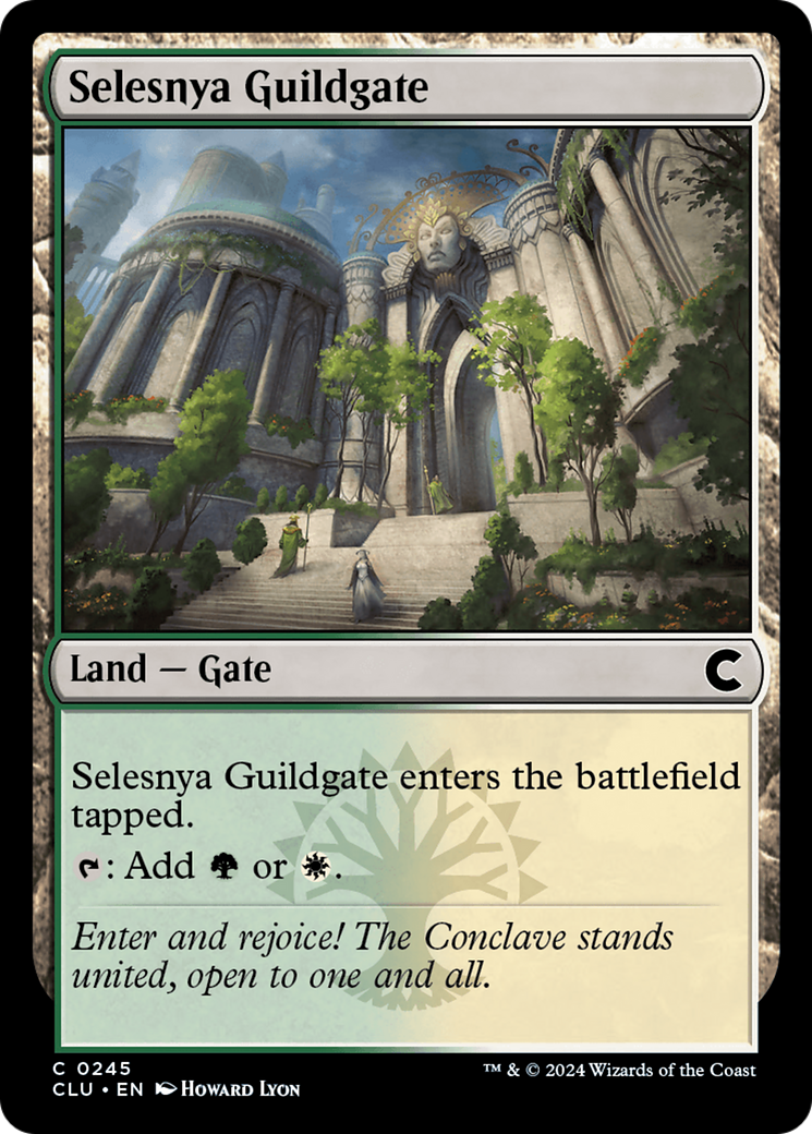 Selesnya Guildgate [Ravnica: Clue Edition]-1