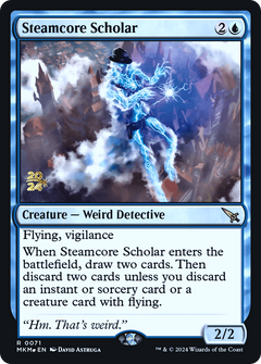 Steamcore Scholar [Murders at Karlov Manor Prerelease Promos]-1