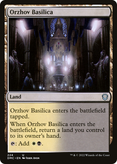 Orzhov Basilica [Dominaria United Commander]-1