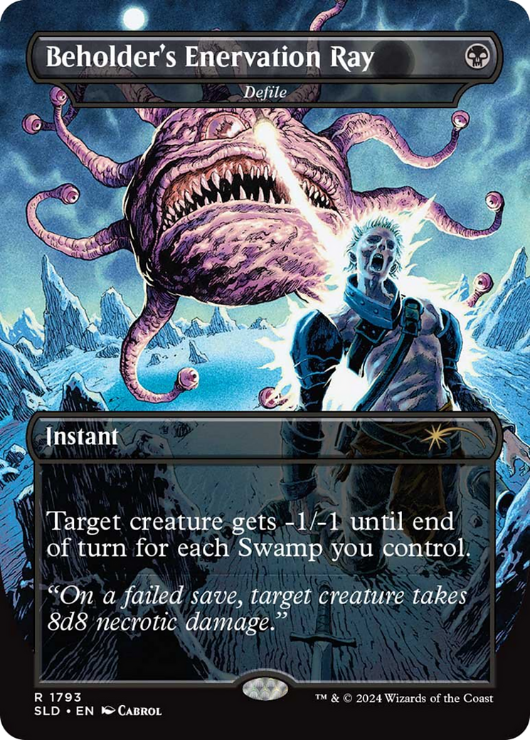 Beholder's Enervation Ray - Defile [Secret Lair Drop Series]-1