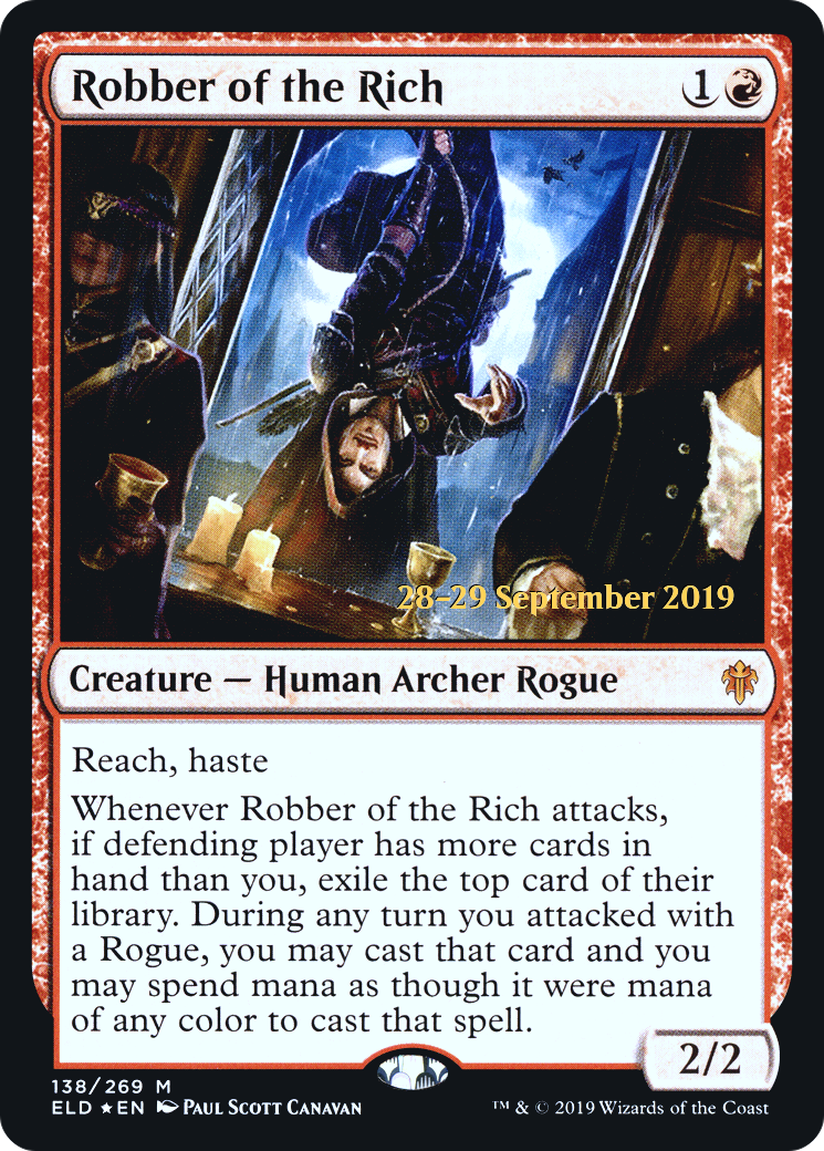 Robber of the Rich [Throne of Eldraine Prerelease Promos]-1