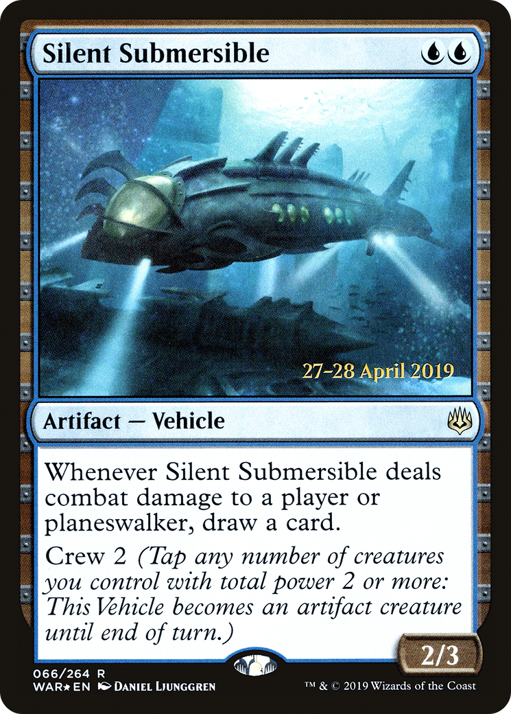 Silent Submersible [War of the Spark Prerelease Promos]-1