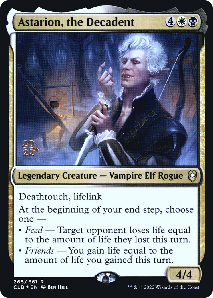 Astarion, the Decadent [Commander Legends: Battle for Baldur's Gate Prerelease Promos]-1