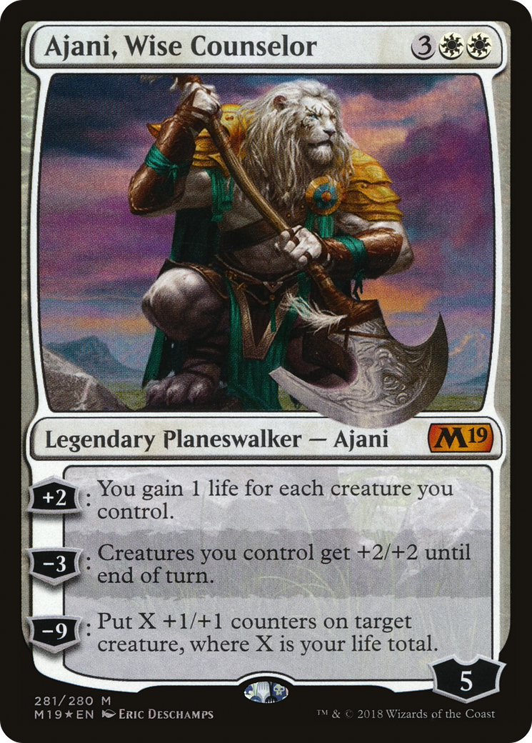 Ajani, Wise Counselor [Core Set 2019]-1