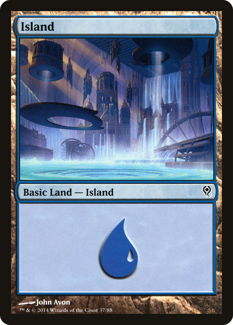 Island (37) [Duel Decks: Jace vs. Vraska]-1