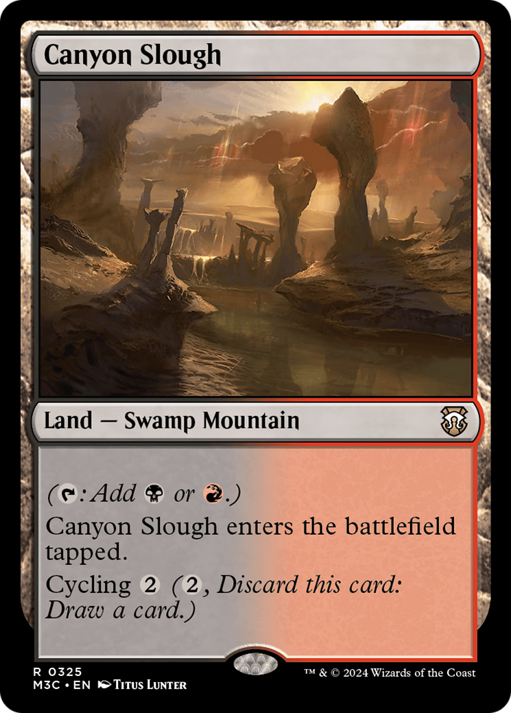Canyon Slough [Modern Horizons 3 Commander]-1