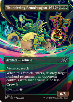 Thundering Broodwagon (Borderless) [Aetherdrift]-1