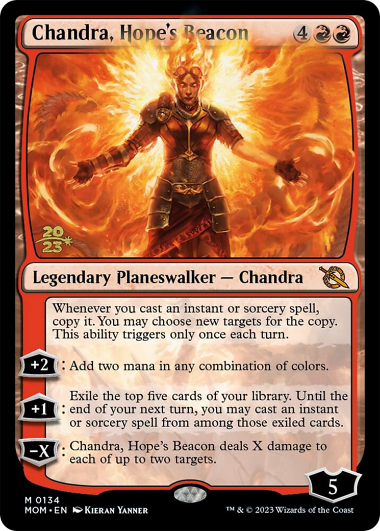 Chandra, Hope's Beacon [March of the Machine Prerelease Promos]-1